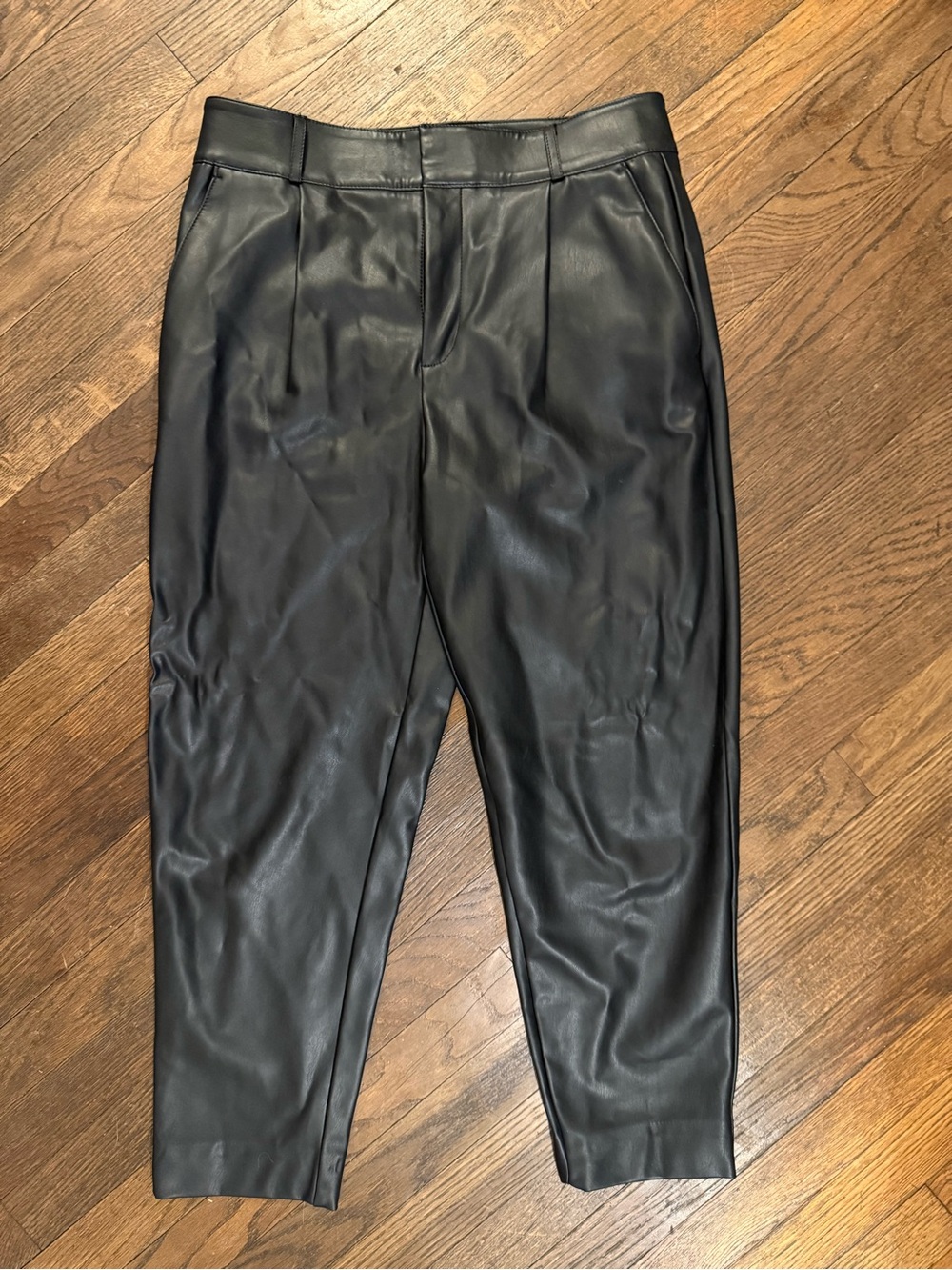 Banana Republic Women's Black Faux Leather Pants